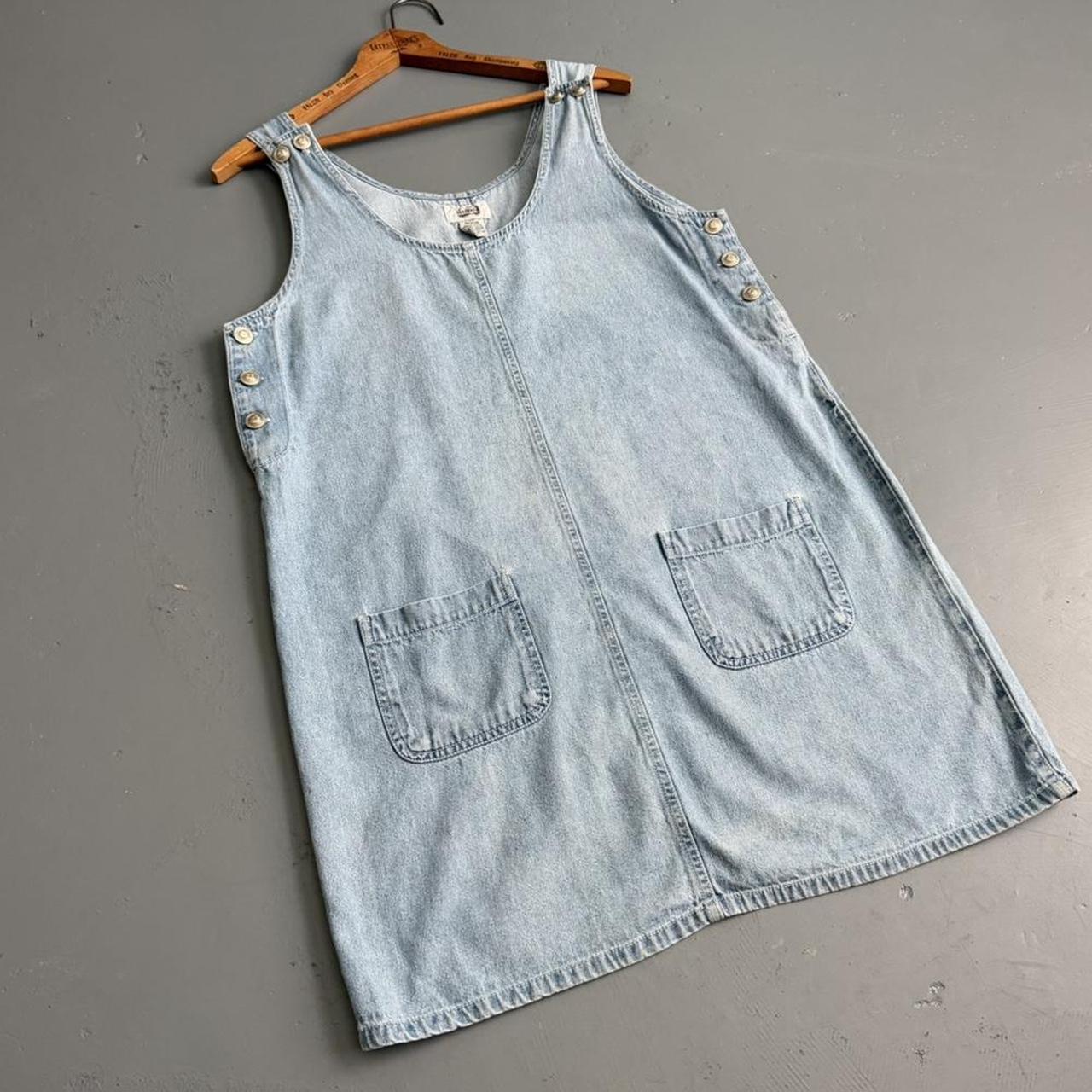 VINTAGE 90S SOSTANZA DENIM MINI DRESS