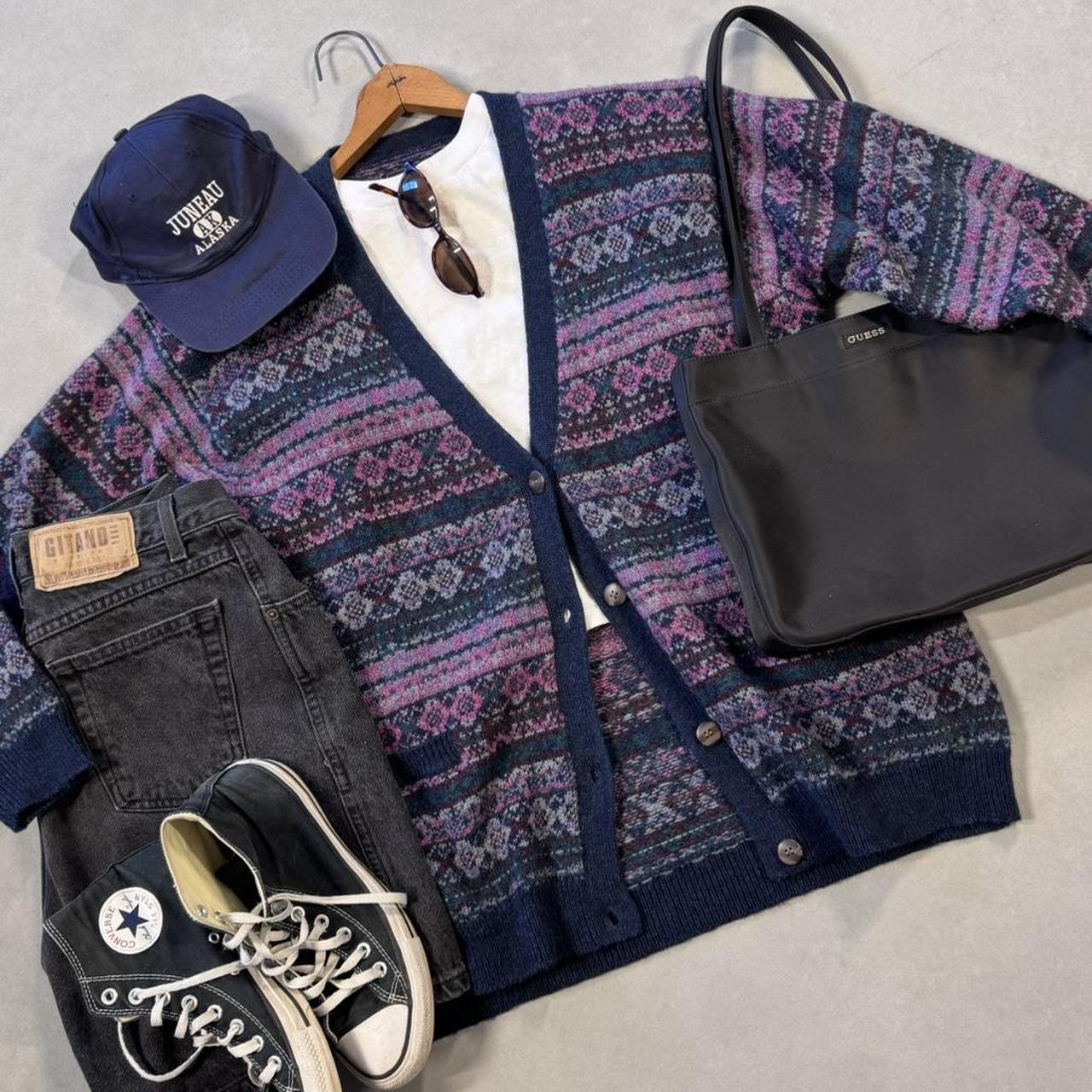 VINTAGE 90S EDDIE BAUER WOOL CARDIGAN 🌻