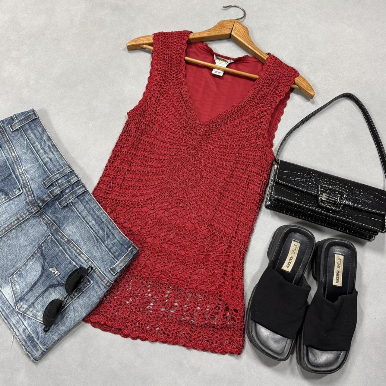 VINTAGE TALBOTS KNIT BLOUSE