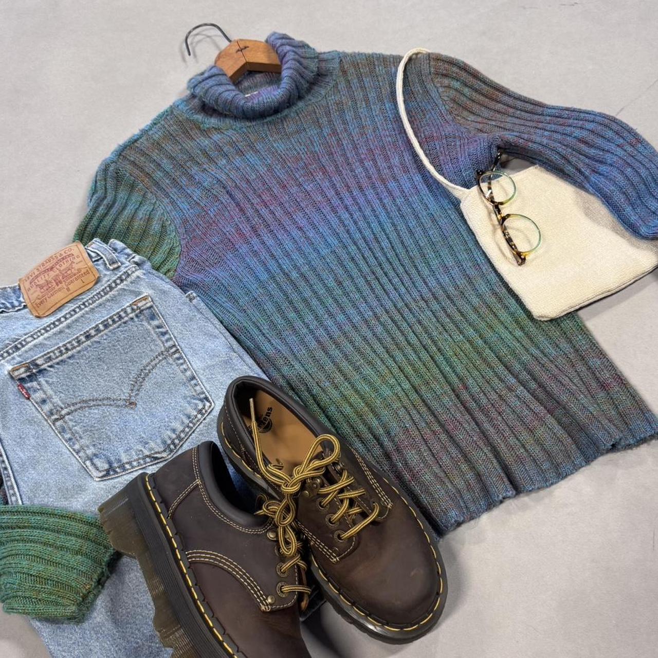 VINTAGE COLDWATER CREEK RAINBOW SWEATER 🍂
