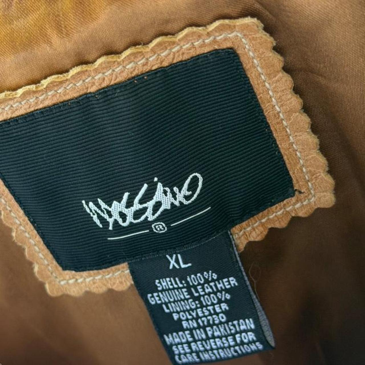 Vintage 90s genuine caramel leather jacket 🌞