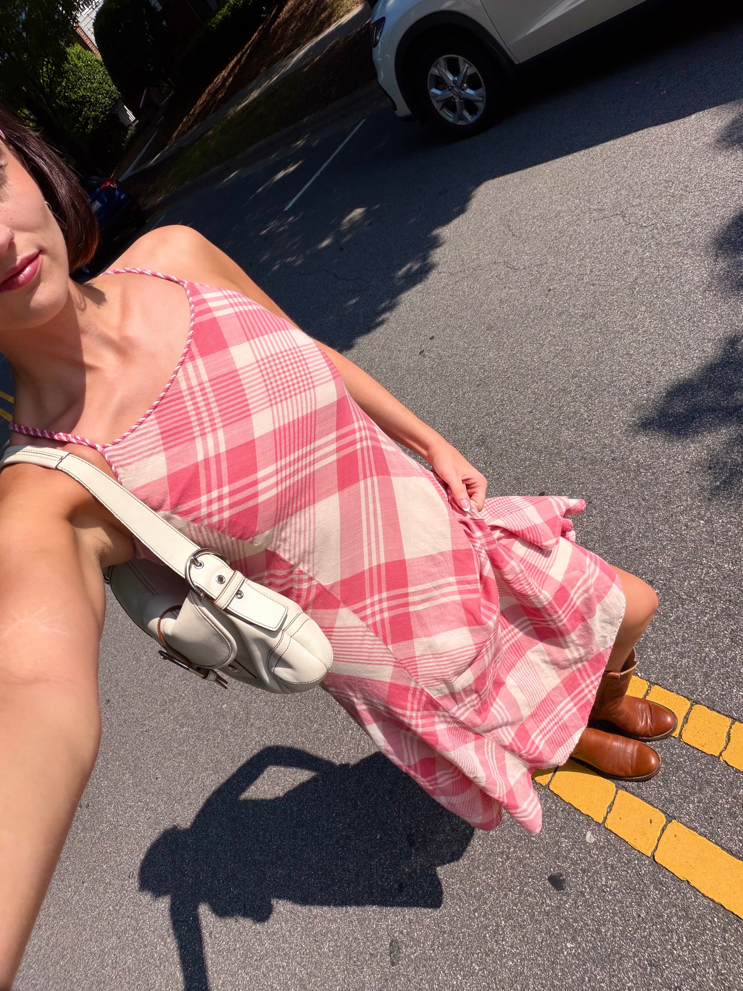 Polo Ralph Lauren pink midi dress 🐑