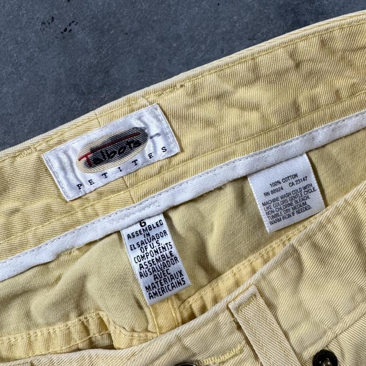 VINTAGE 90S TALBOTS YELLOW DENIM SHORTS 🌻