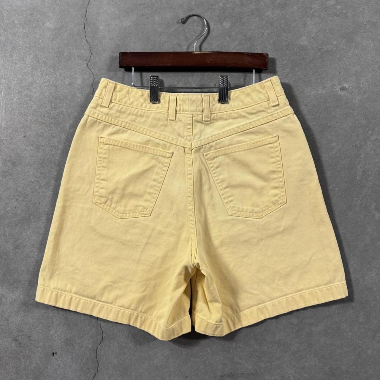 VINTAGE 90S TALBOTS YELLOW DENIM SHORTS 🌻