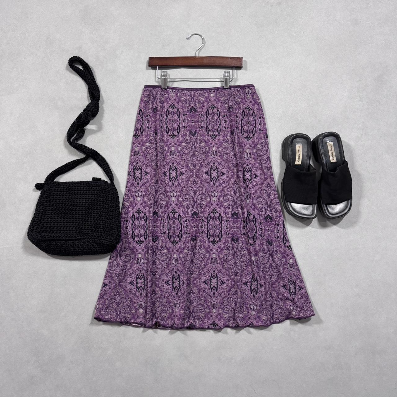 VINTAGE 90S WRAPPER MIDI SKIRT