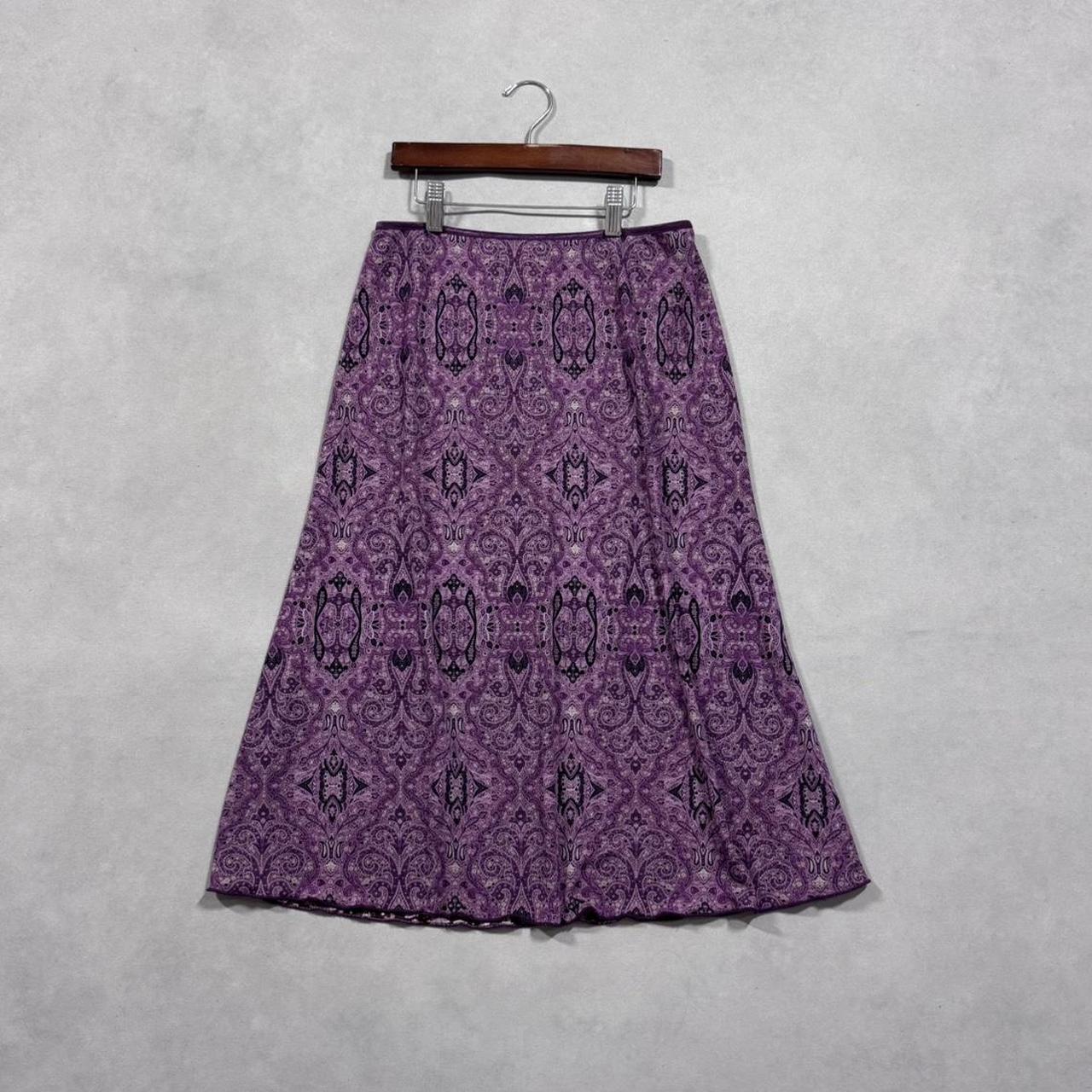 VINTAGE 90S WRAPPER MIDI SKIRT