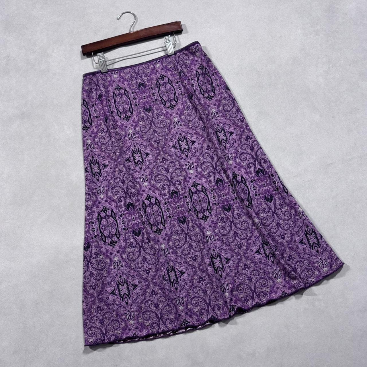 VINTAGE 90S WRAPPER MIDI SKIRT