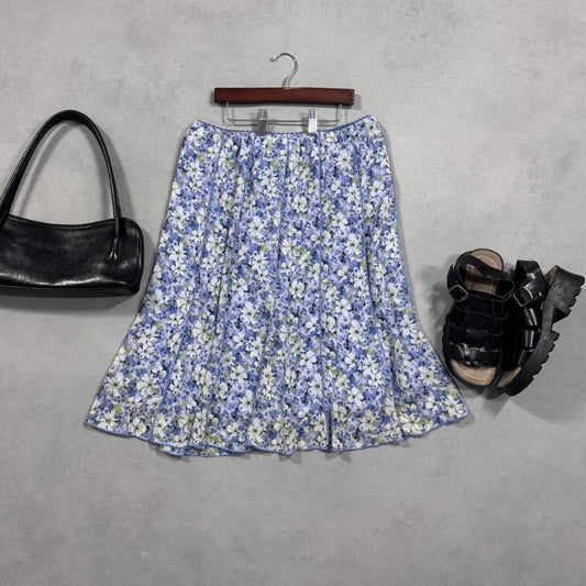 VINTAGE 90S CONNECTED APPAREL MIDI SKIRT