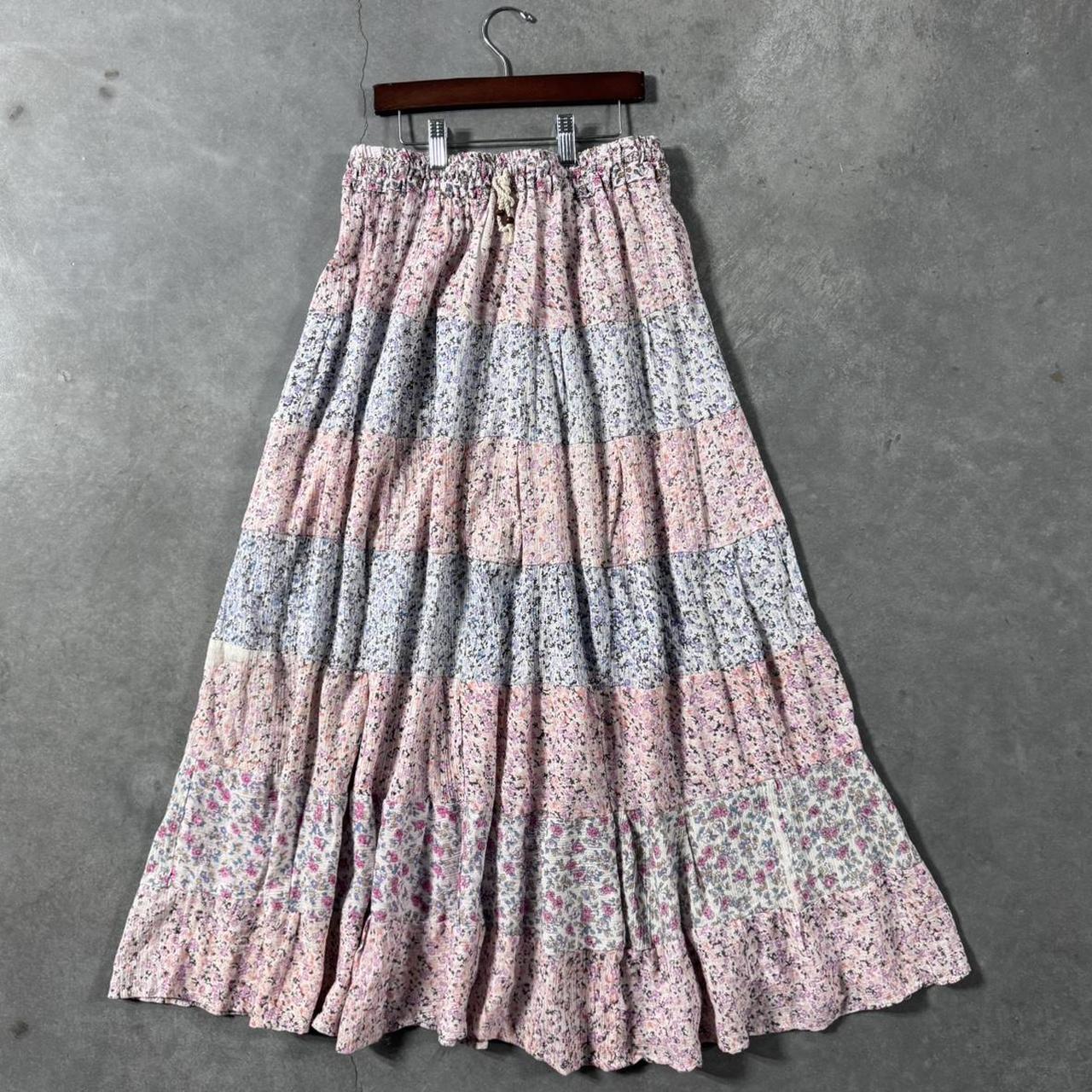 VINTAGE 90S BELMA NEW YORK FLORAL MAXI SKIRT 🌸