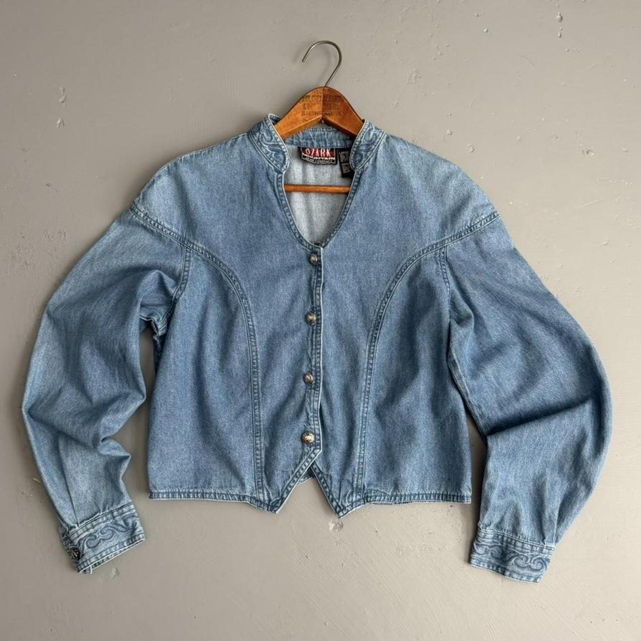 VINTAGE OZARK DENIM LONG SLEEVE TOP