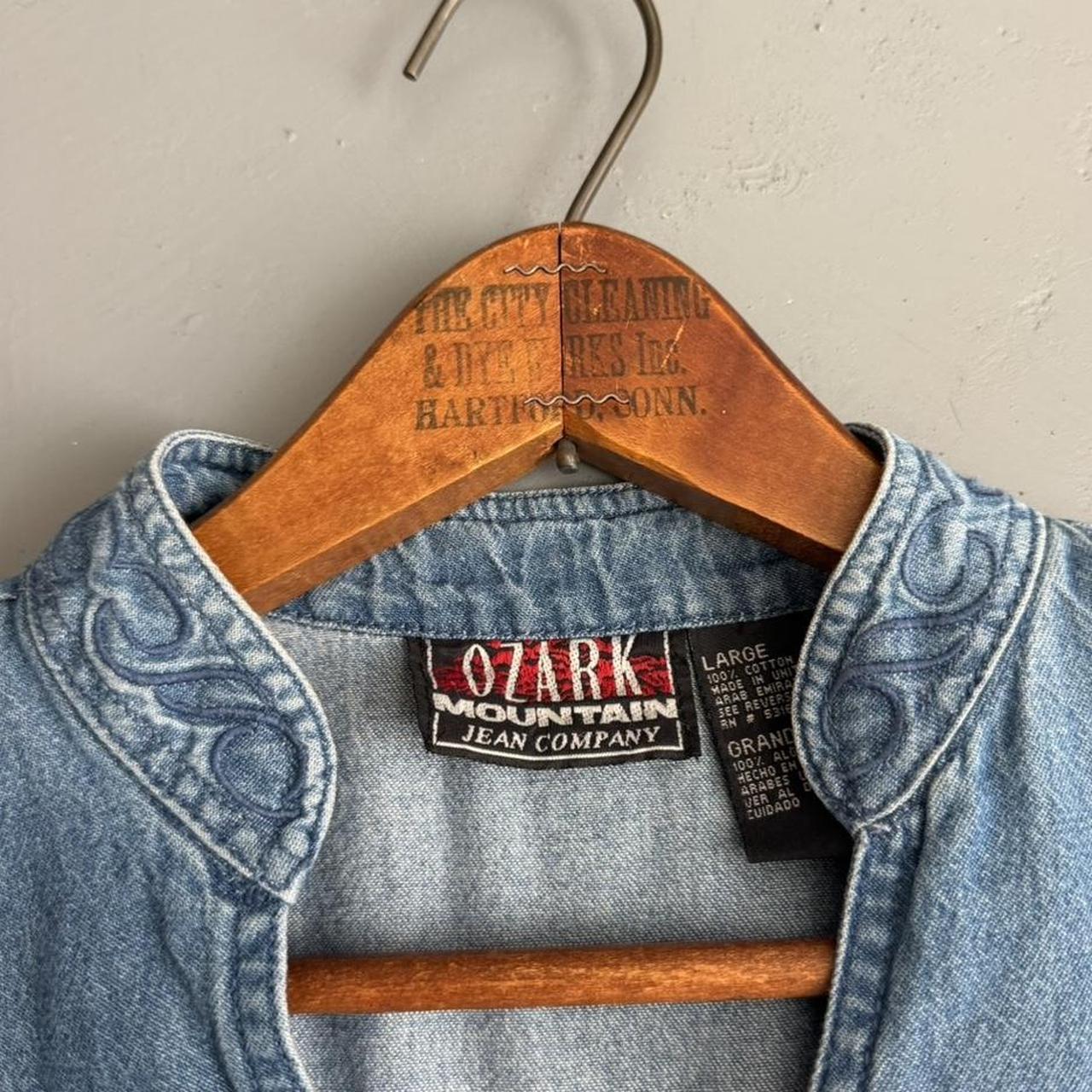 VINTAGE OZARK DENIM LONG SLEEVE TOP