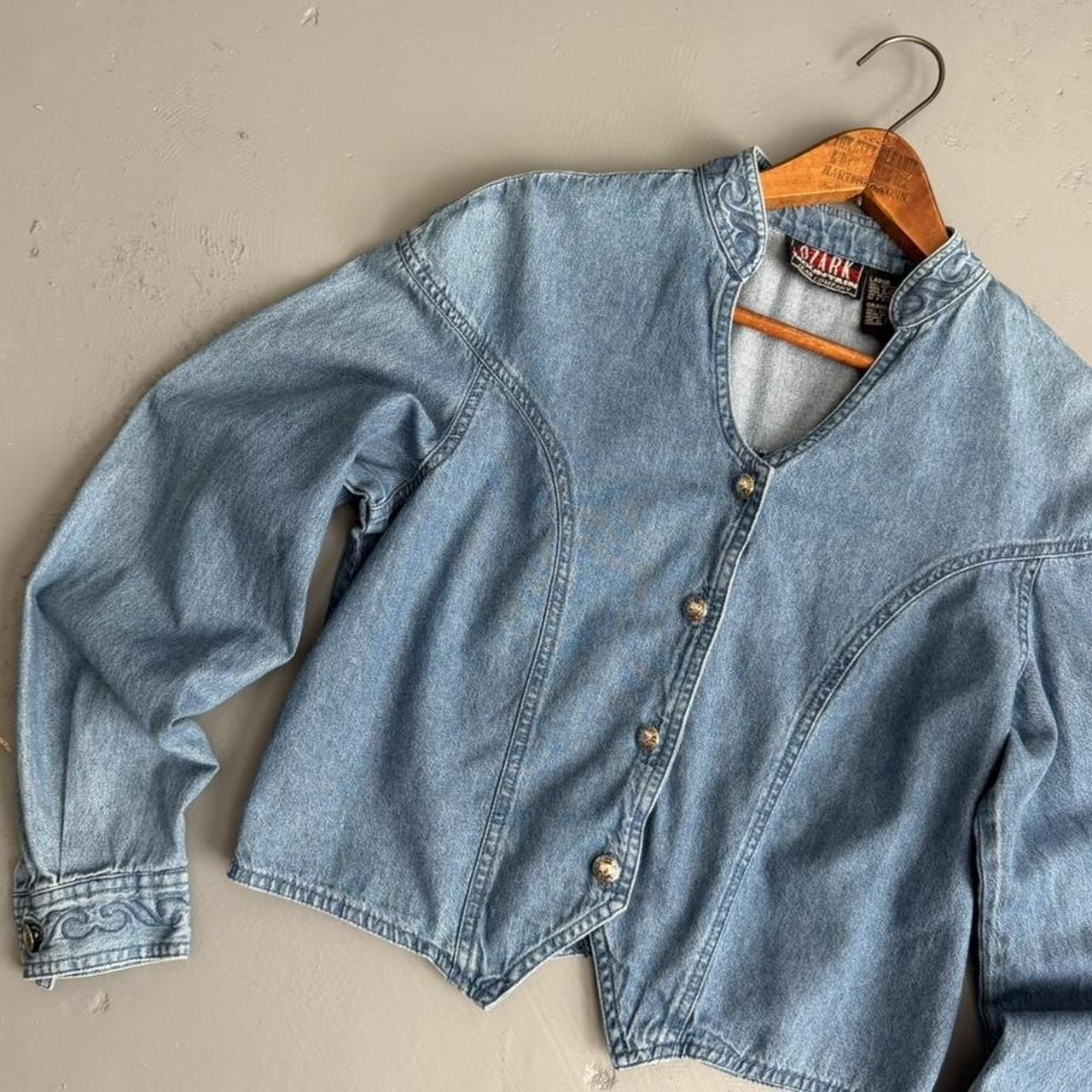 VINTAGE OZARK DENIM LONG SLEEVE TOP