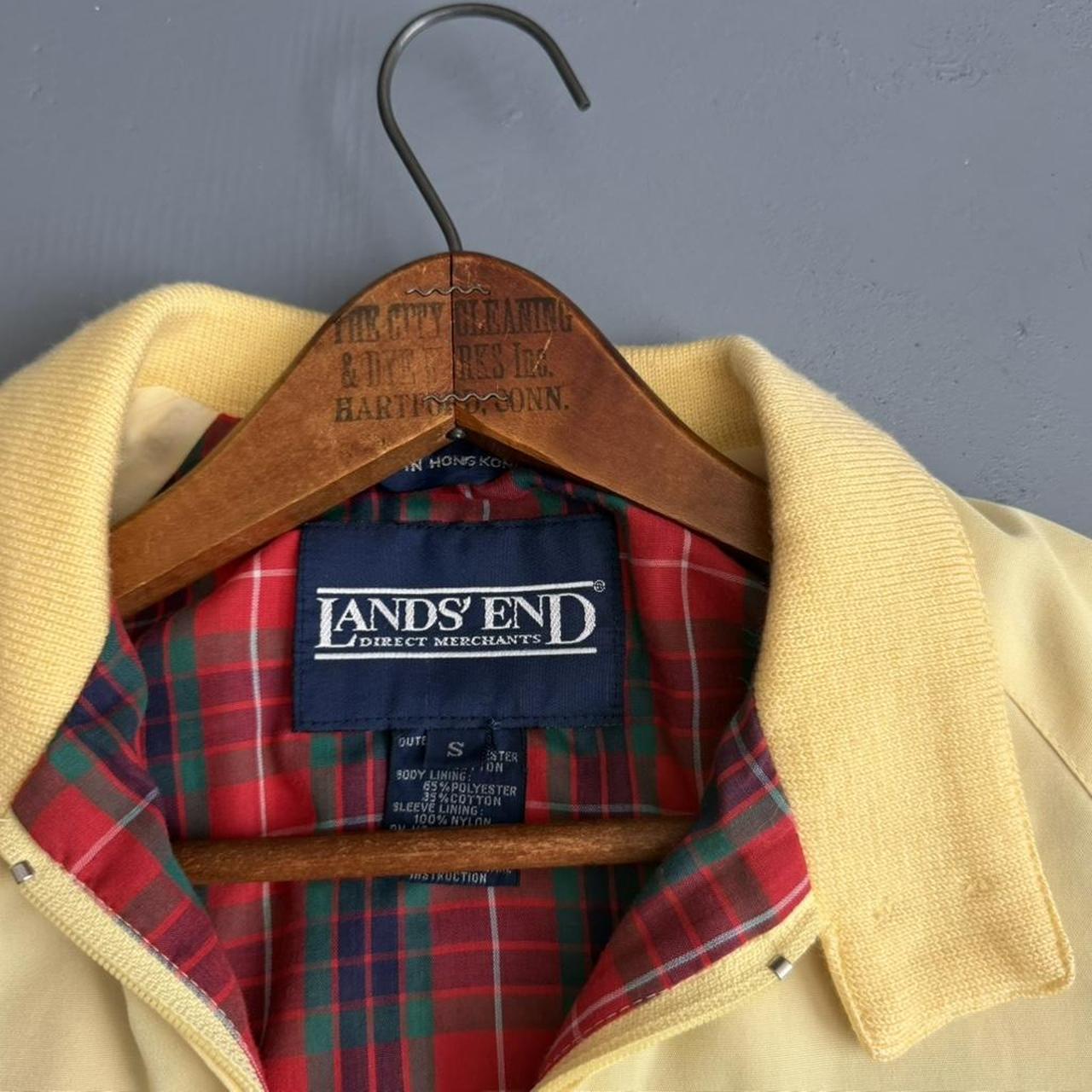 VINTAGE 90S LANDS END YELLOW NATIONAL PARK BOMBER JACKET🌲