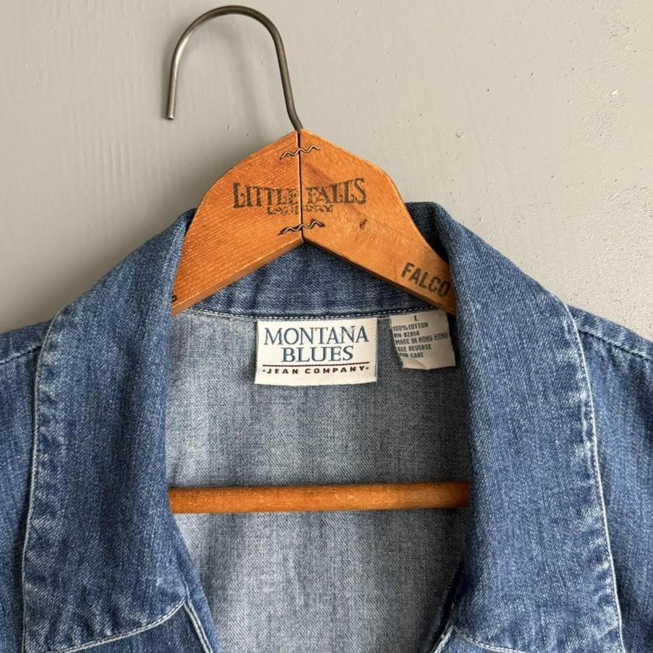 VINTAGE 90S MONTANA BLUES DENIM VEST 🌻