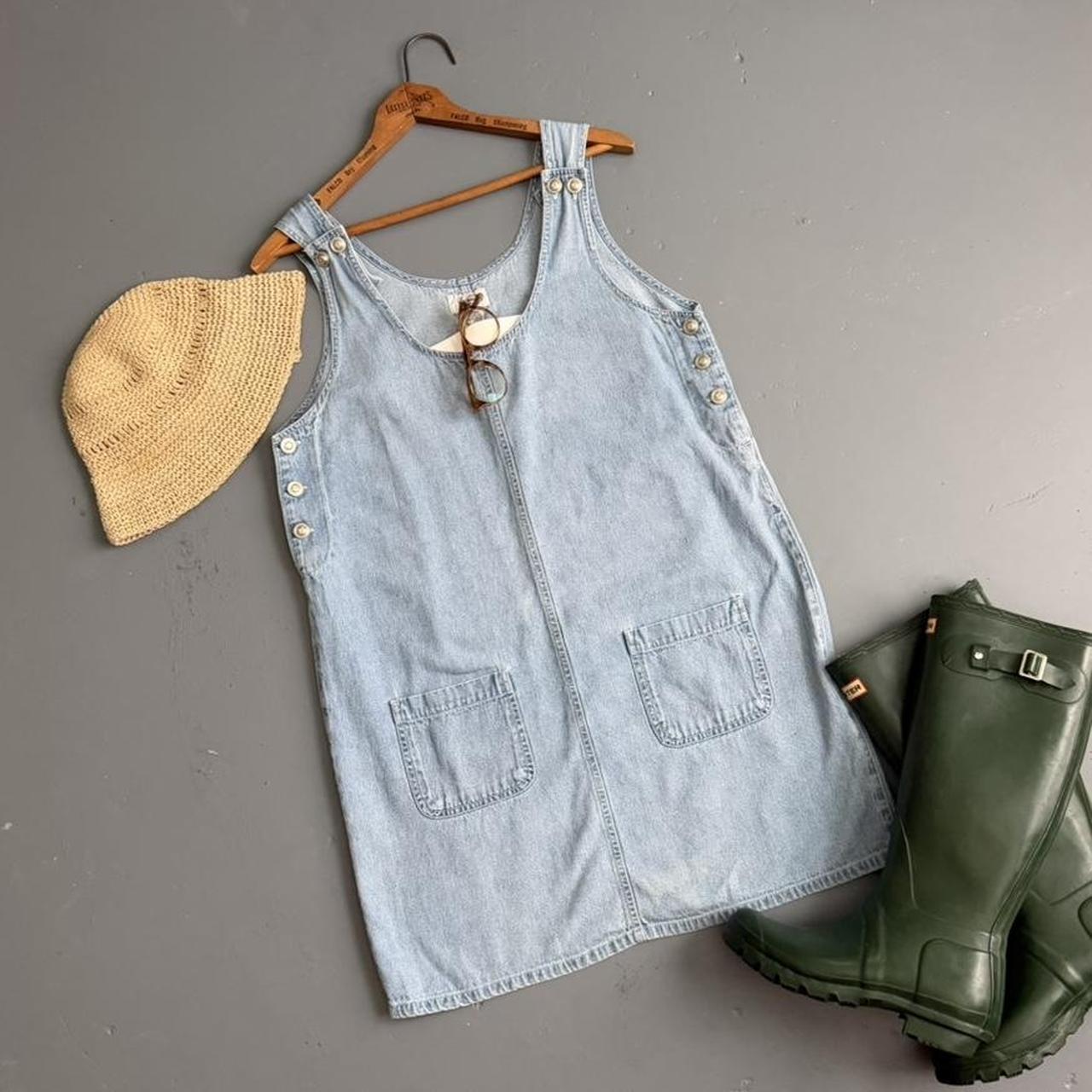 VINTAGE 90S SOSTANZA DENIM MINI DRESS