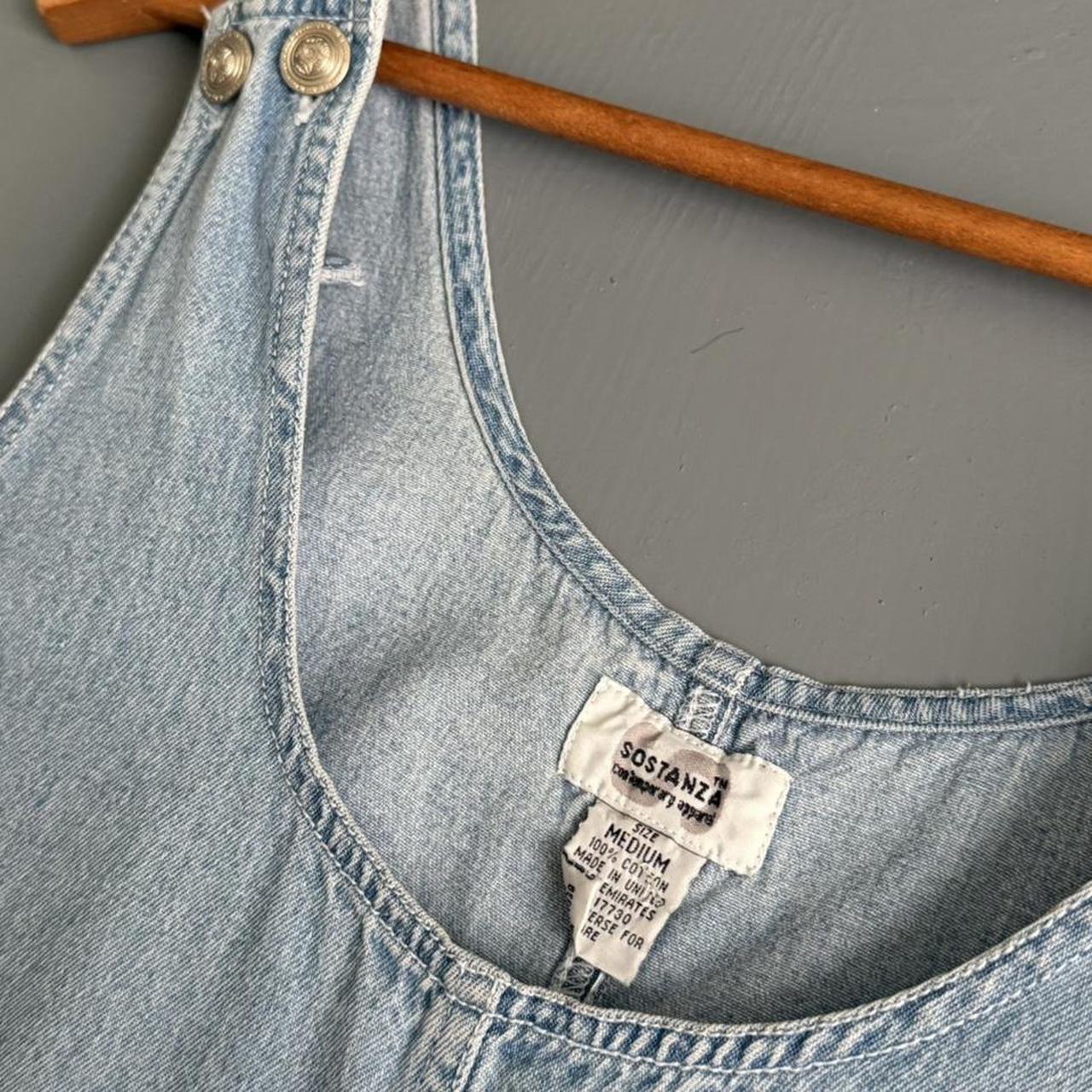 VINTAGE 90S SOSTANZA DENIM MINI DRESS