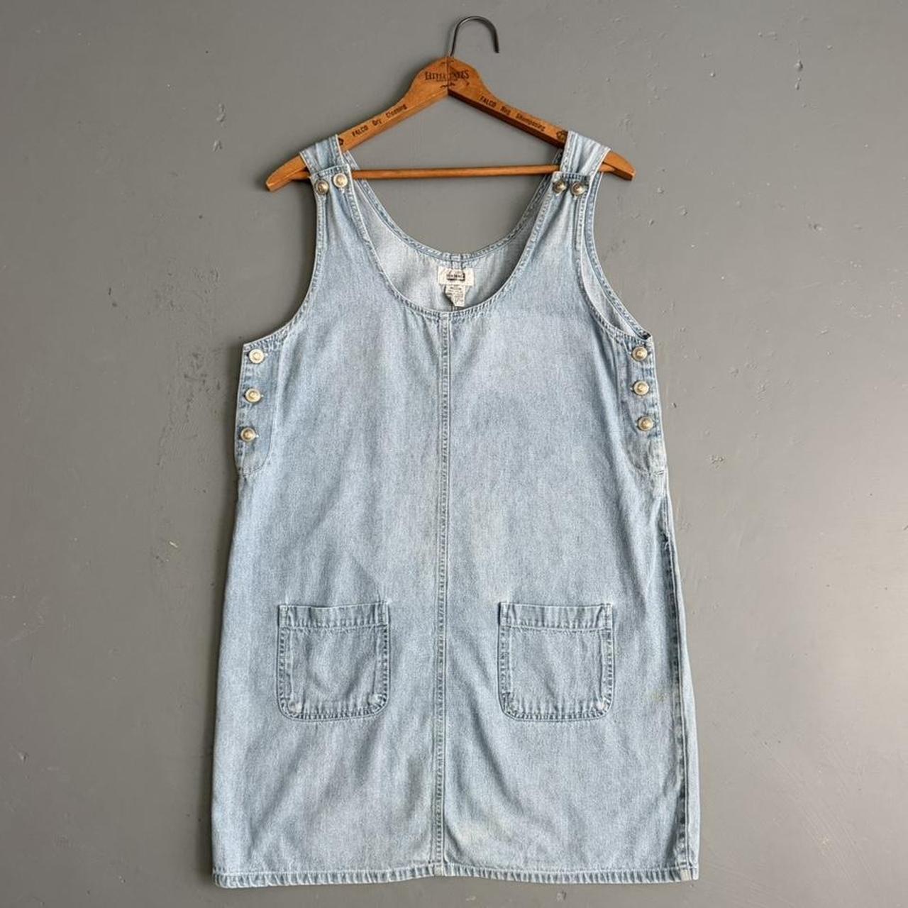 VINTAGE 90S SOSTANZA DENIM MINI DRESS