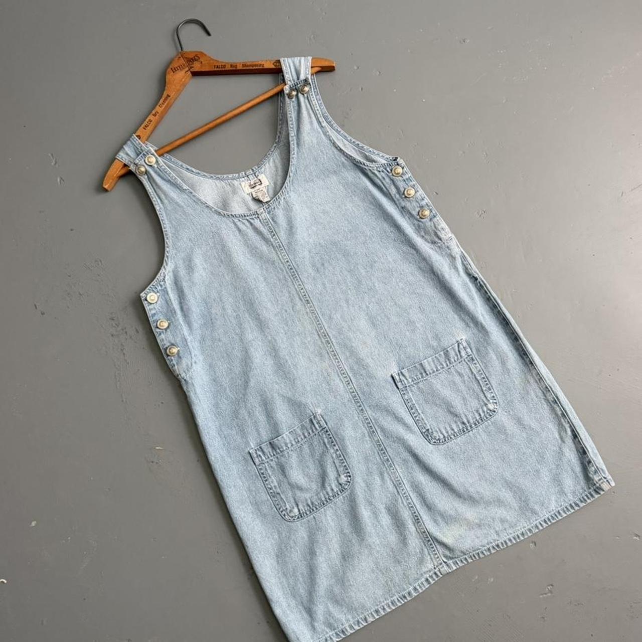 VINTAGE 90S SOSTANZA DENIM MINI DRESS