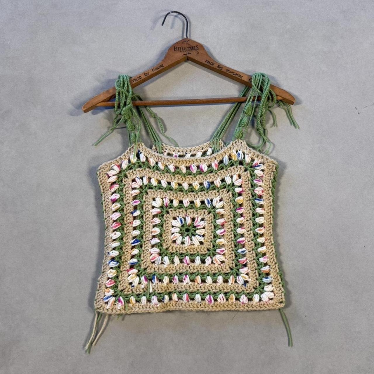 HANDMADE KNITTED CROCHET TOP 🌵