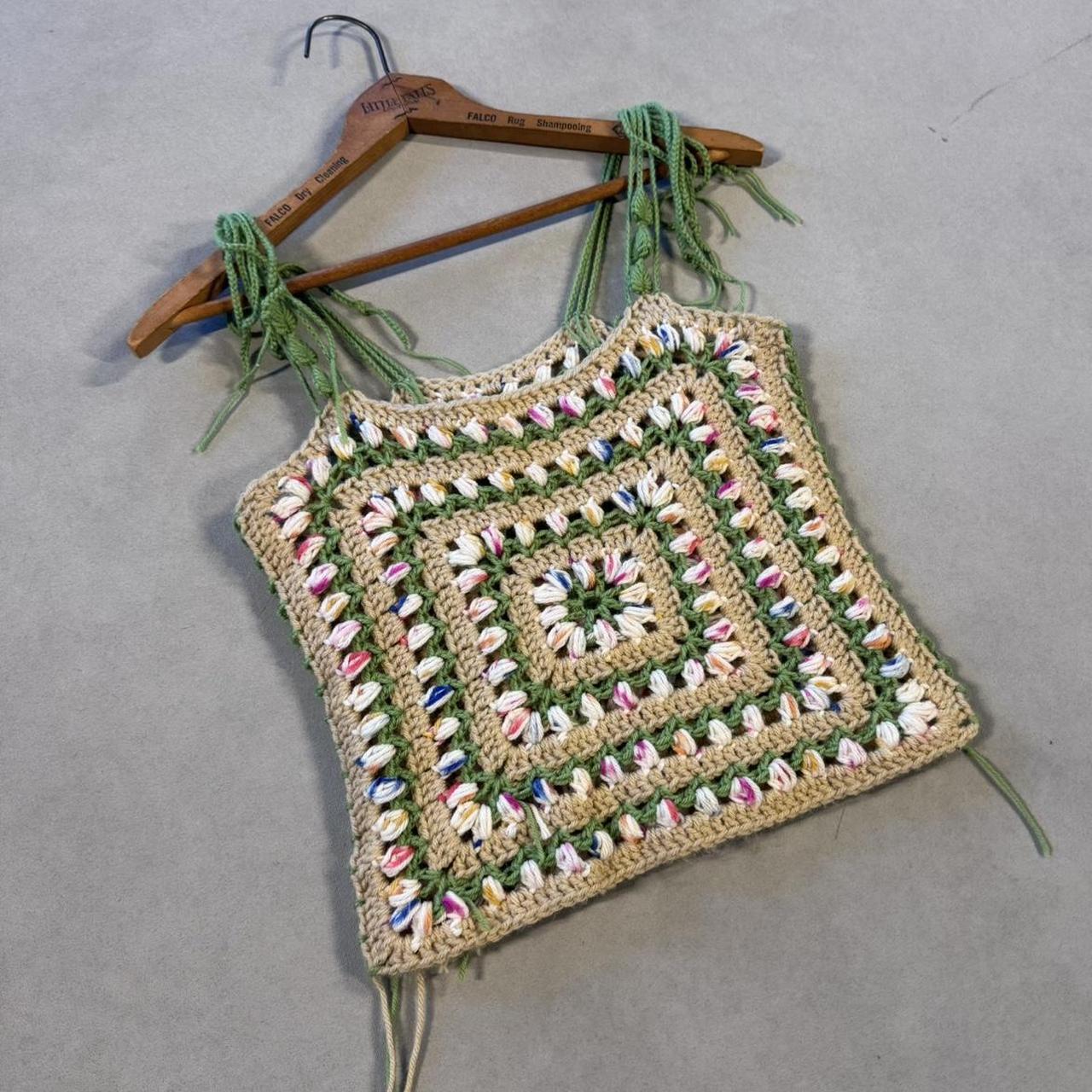 HANDMADE KNITTED CROCHET TOP 🌵