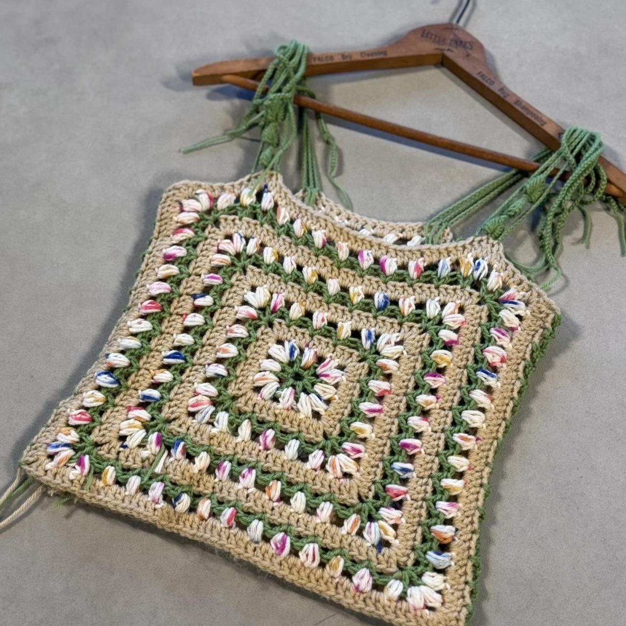 HANDMADE KNITTED CROCHET TOP 🌵