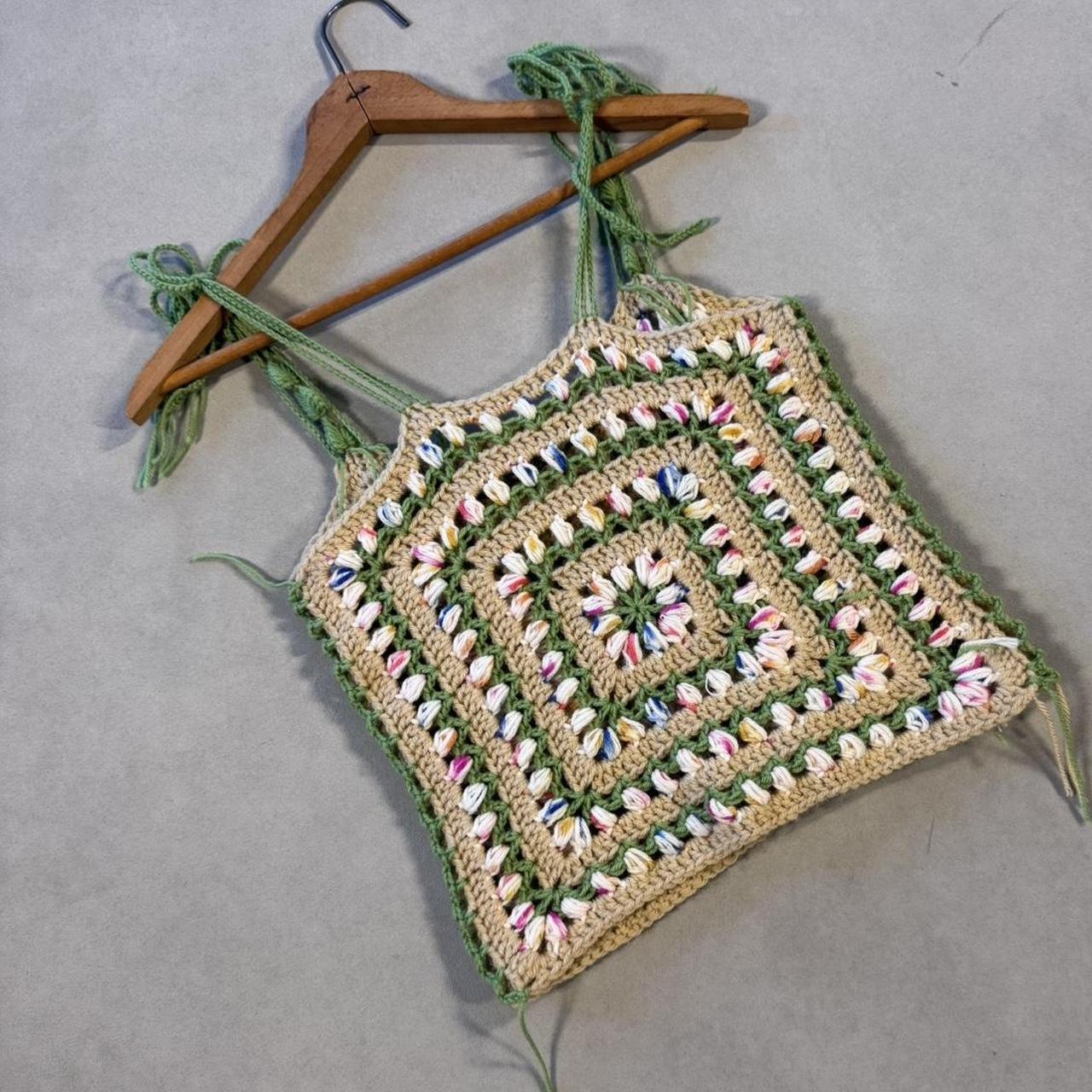 HANDMADE KNITTED CROCHET TOP 🌵