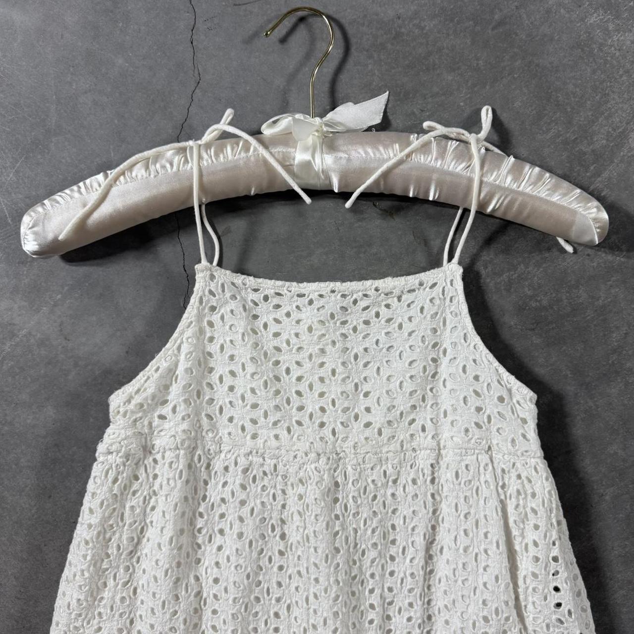 VINTAGE GAP MINI WHITE EYELET DRESS 🪽