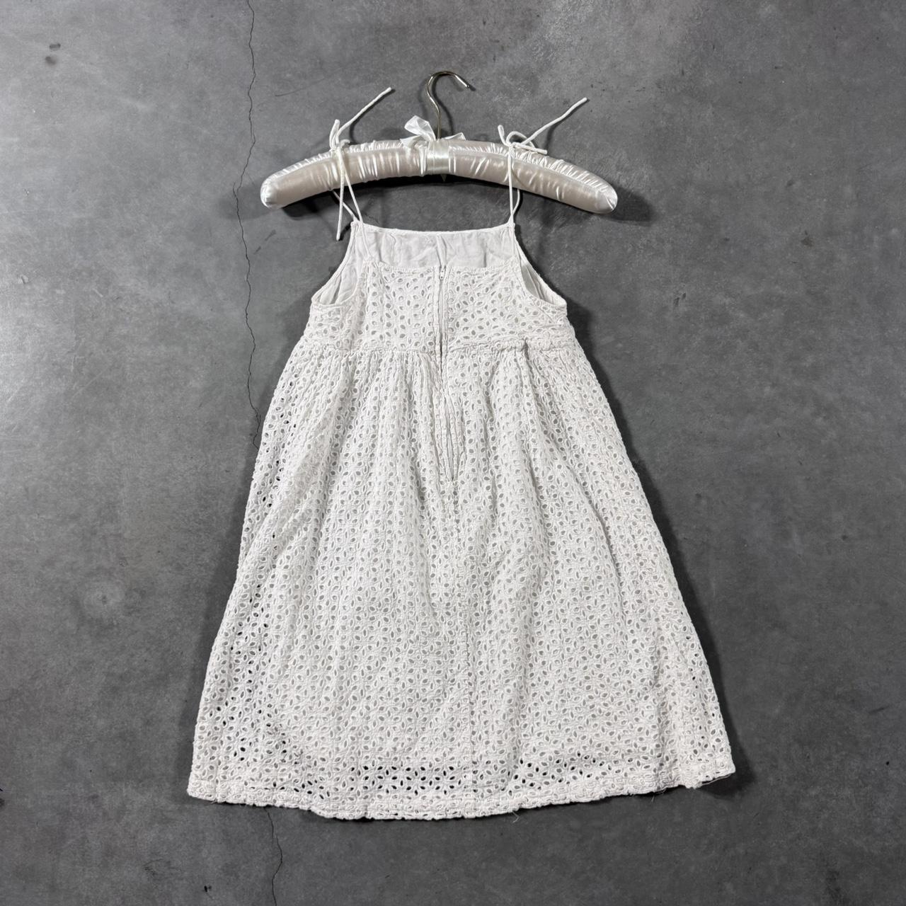 VINTAGE GAP MINI WHITE EYELET DRESS 🪽