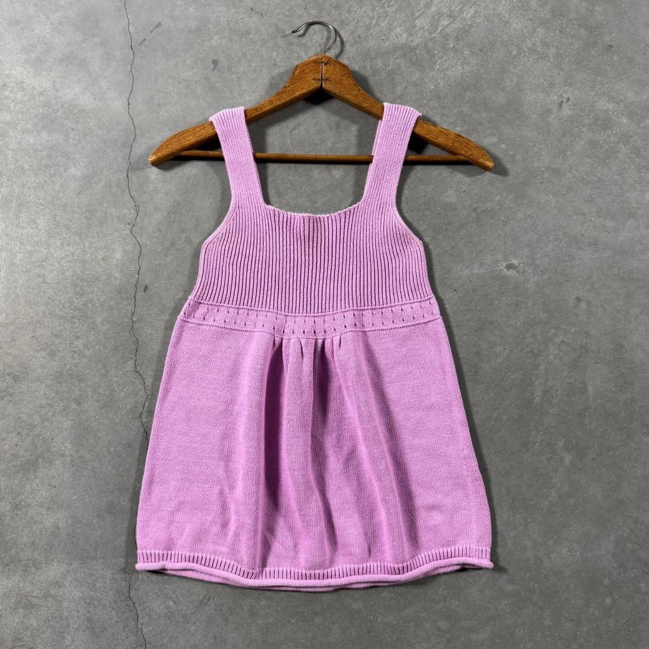 VINTAGE 90S 525 AMERICA PINK BABYDOLL SWEATER TOP