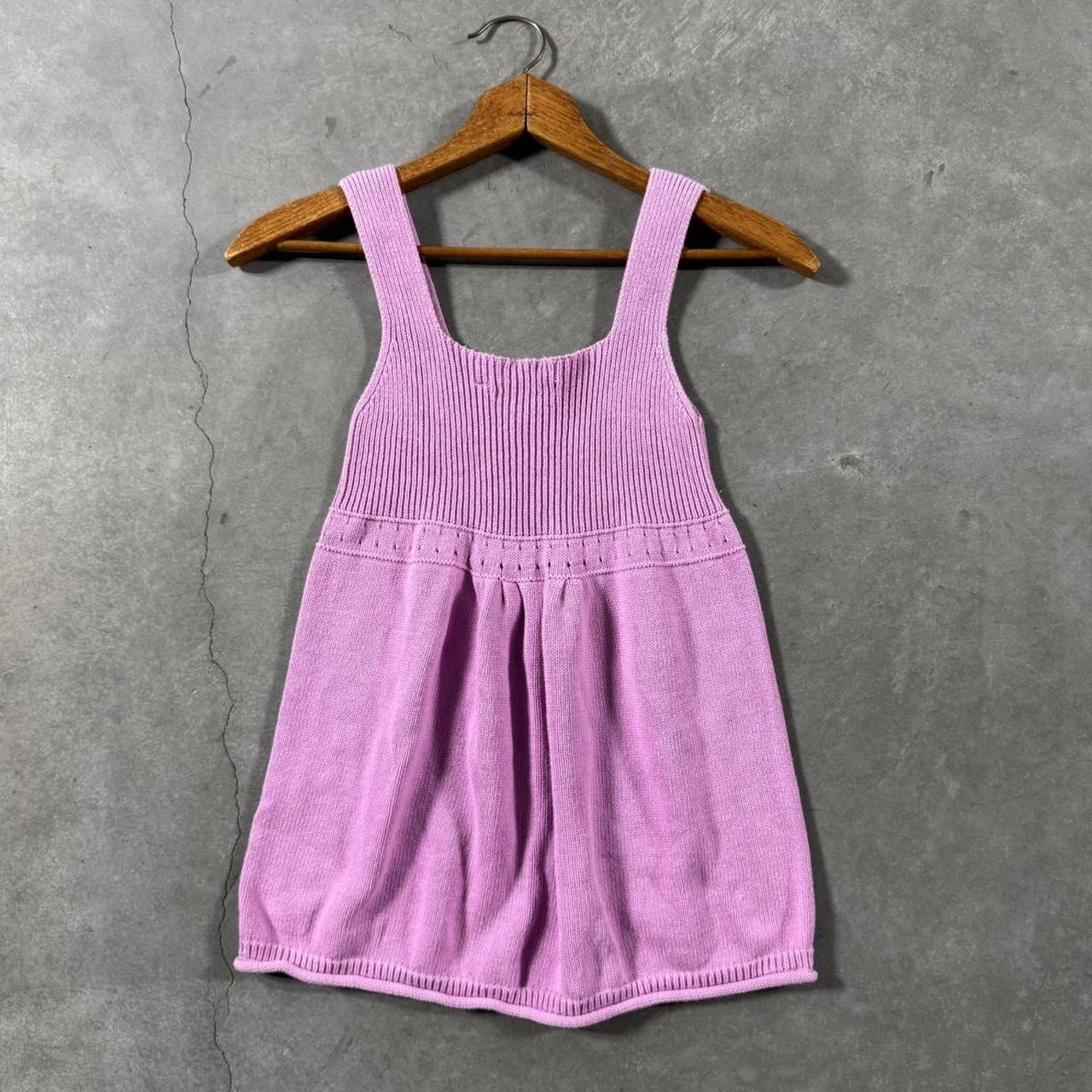 VINTAGE 90S 525 AMERICA PINK BABYDOLL SWEATER TOP