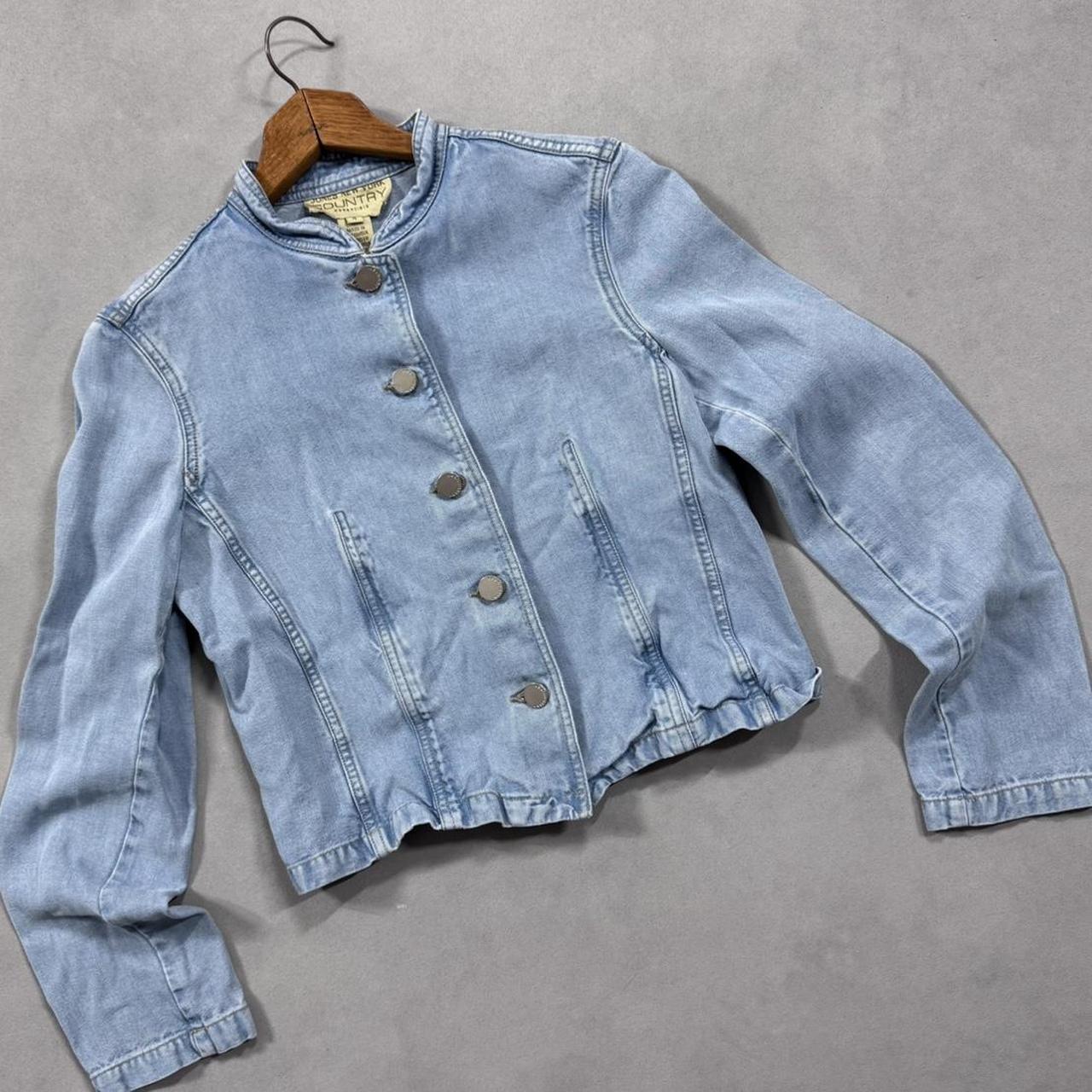 VINTAGE 90S JONES NEW YORK COUNTRY DENIM TOP