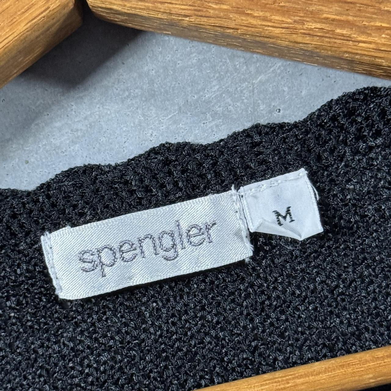 VINTAGE SPENGLER BLACK KNIT SHORT SLEEVE CARDIGAN