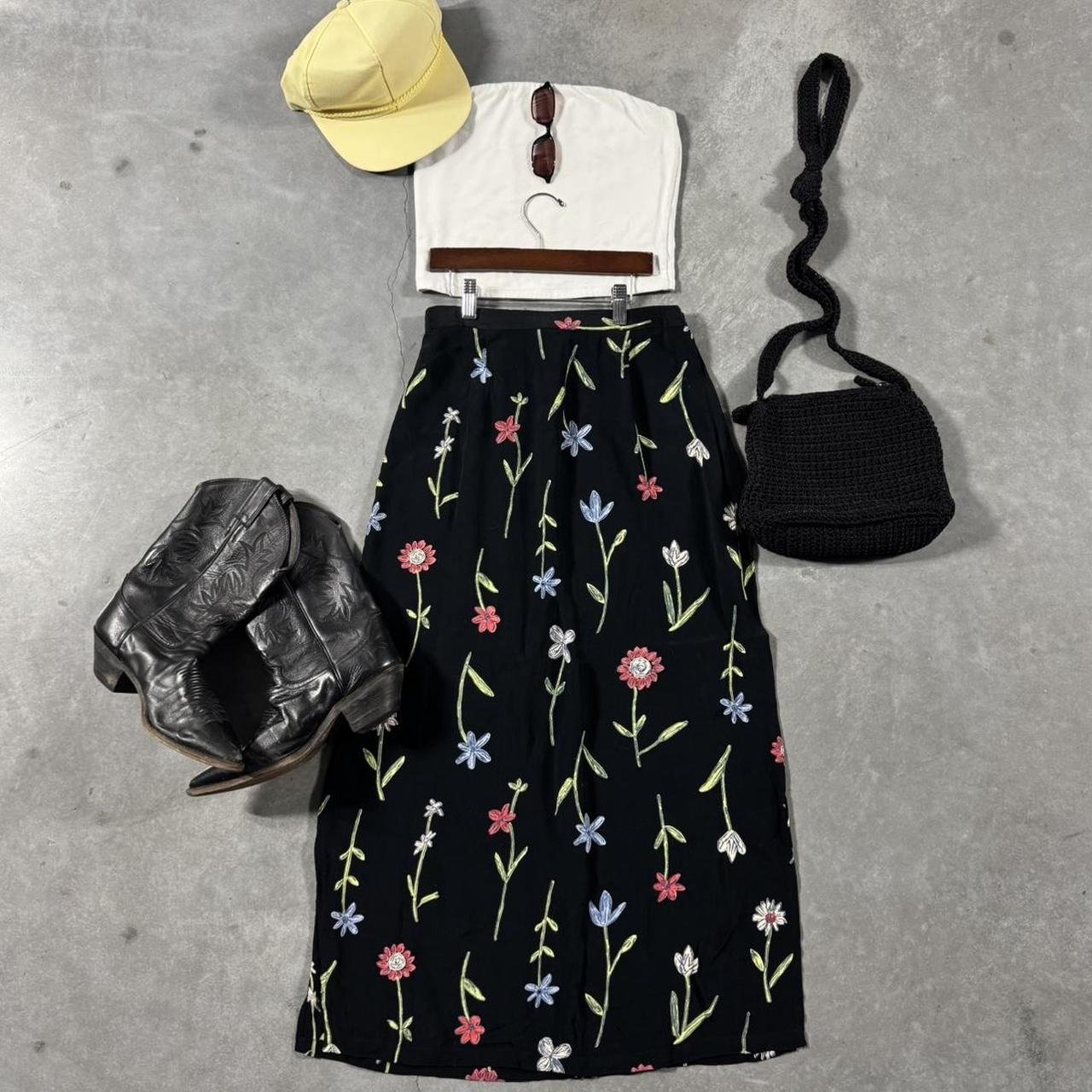 VINTAGE PUTANO FLORAL MAXI SKIRT 🌸🌼