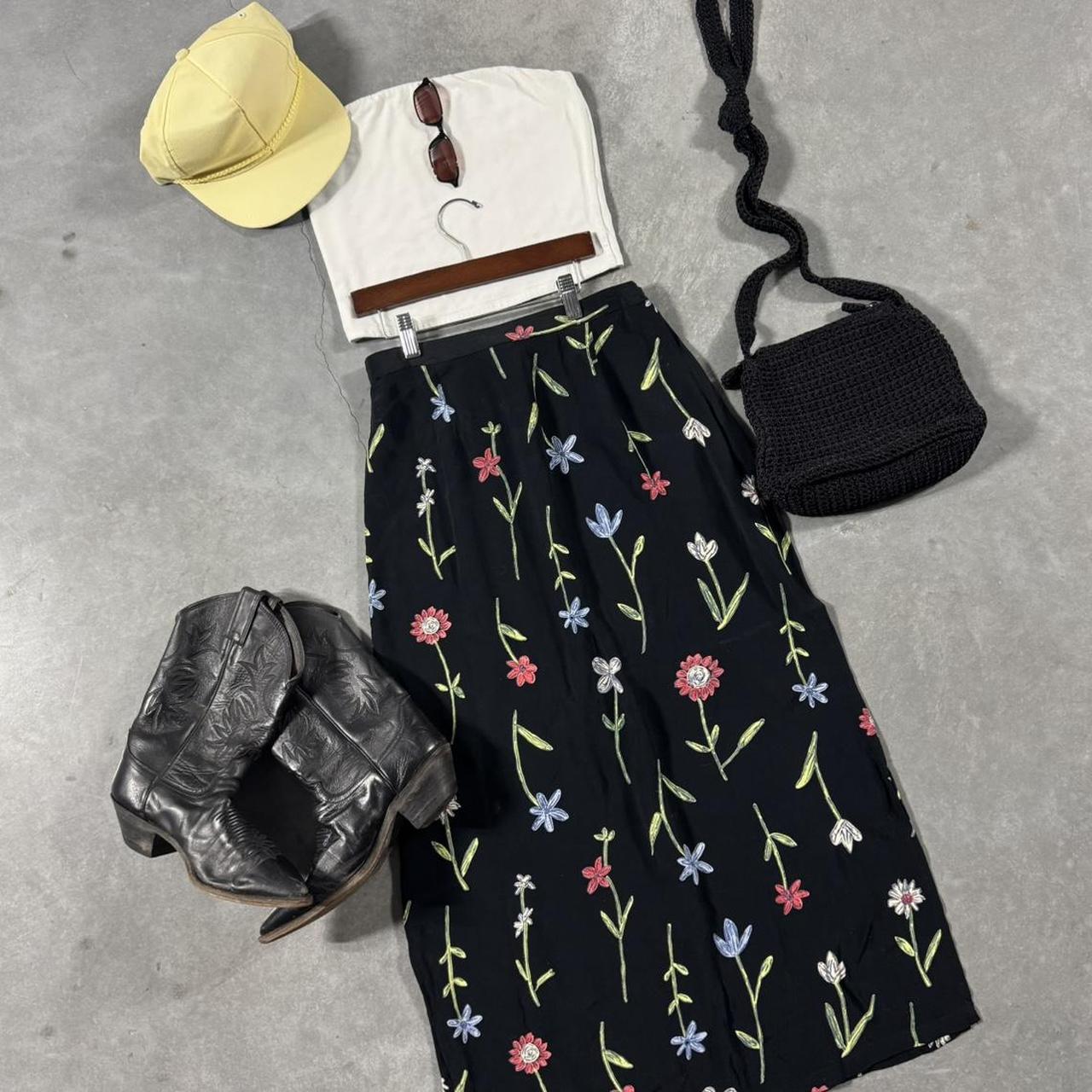 VINTAGE PUTANO FLORAL MAXI SKIRT 🌸🌼