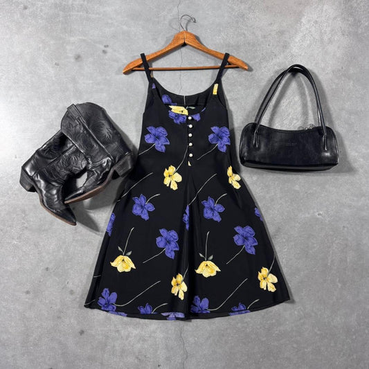 VINTAGE 90S DBY MINI FLORAL DRESS 🪻