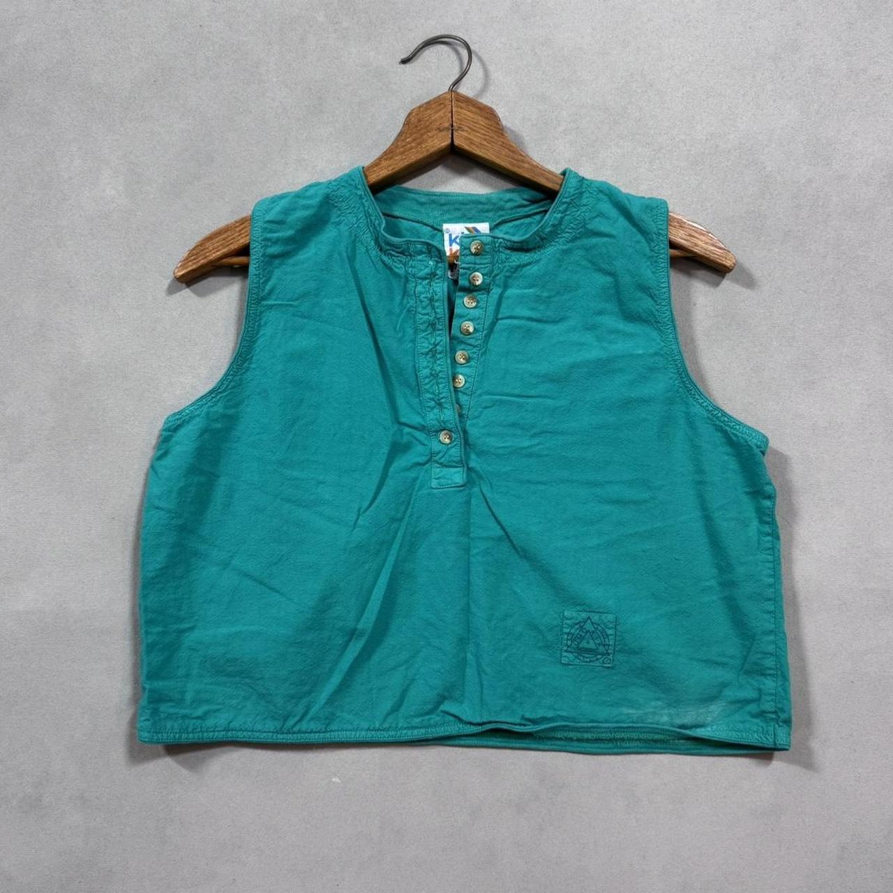 VINTAGE 90S KIKOMO BLUE TANK TOP 🌞