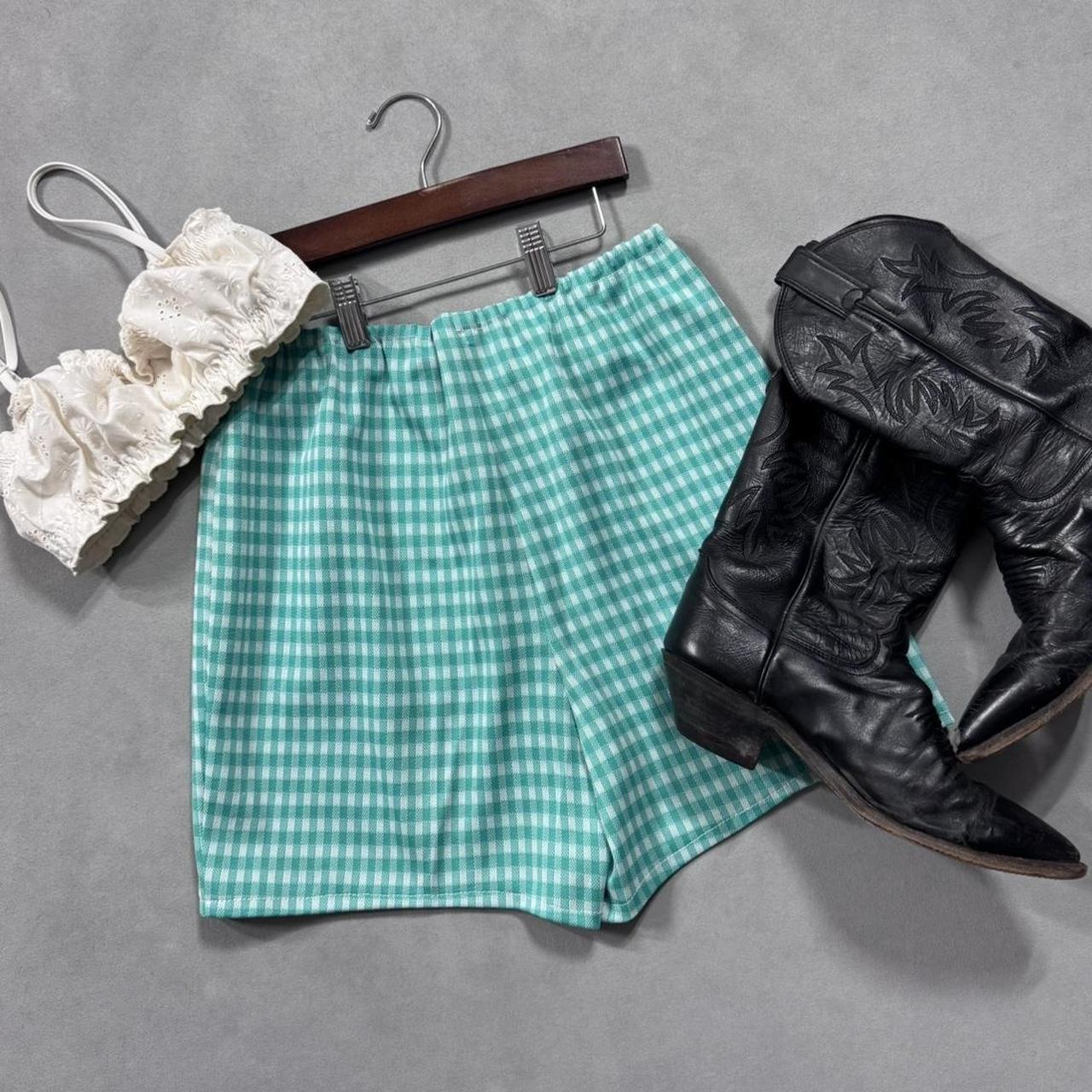 VINTAGE GINGHAM SHORTS