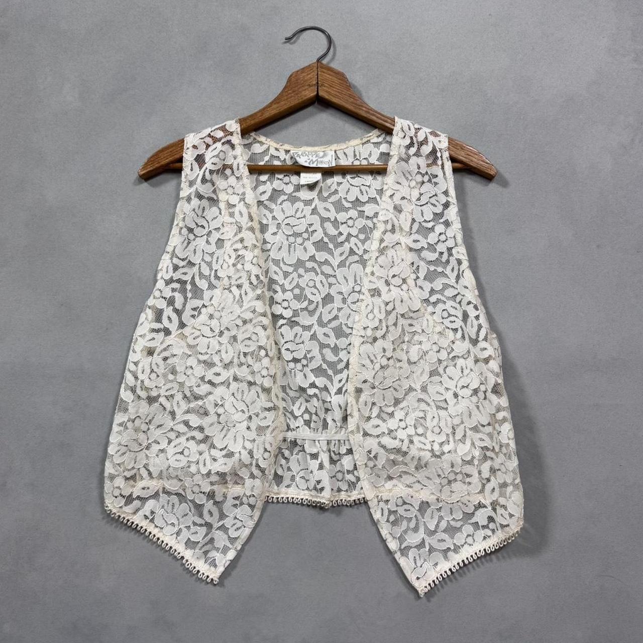VINTAGE 90S PARADISE MOON LACE VEST 🪻