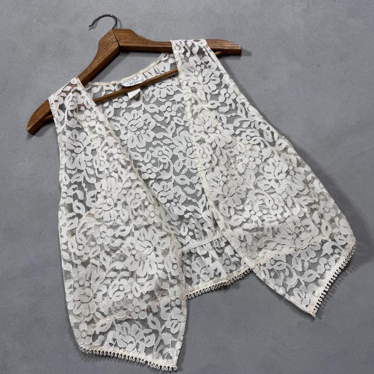 VINTAGE 90S PARADISE MOON LACE VEST 🪻