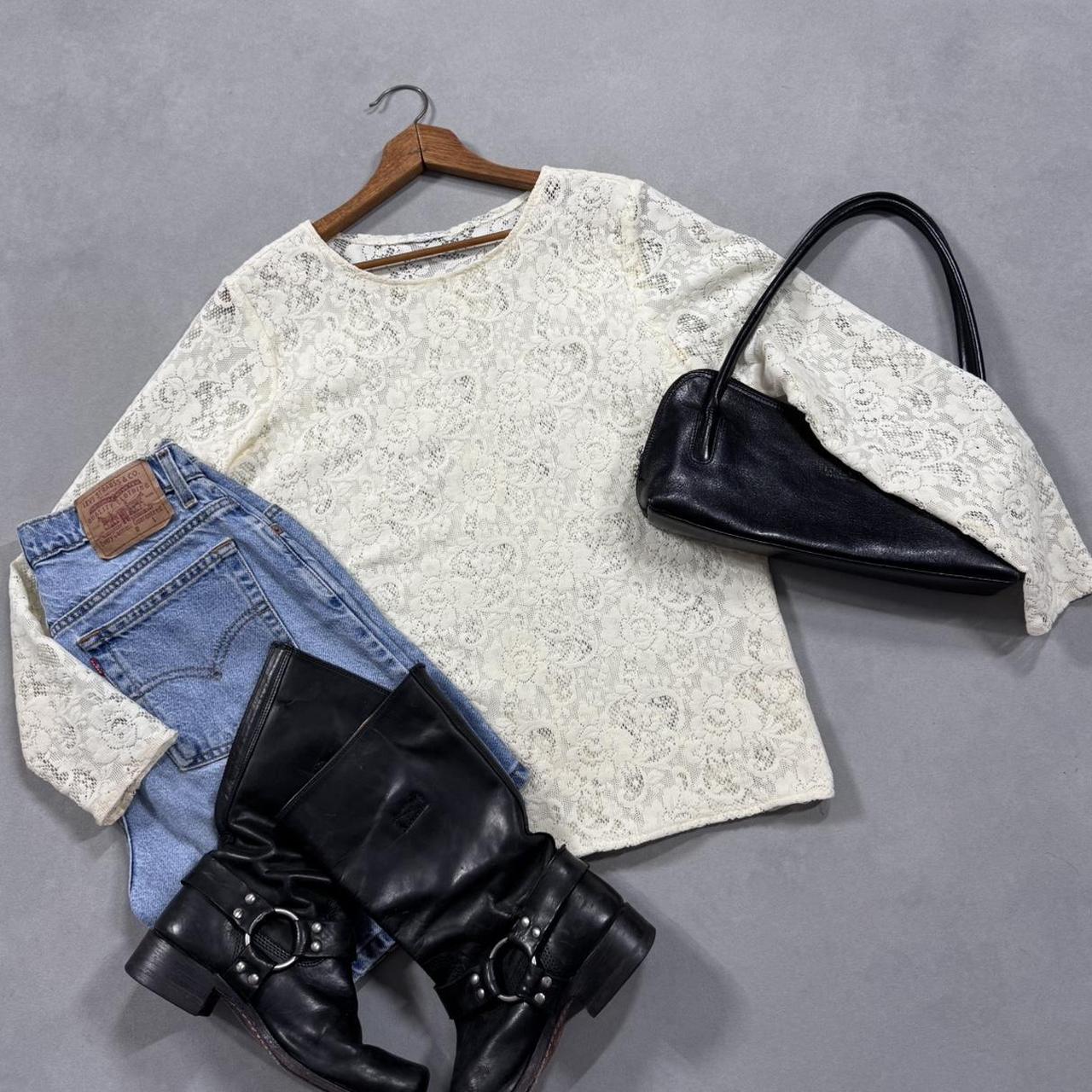 VINTAGE LACE SHEER LONG SLEEVE
