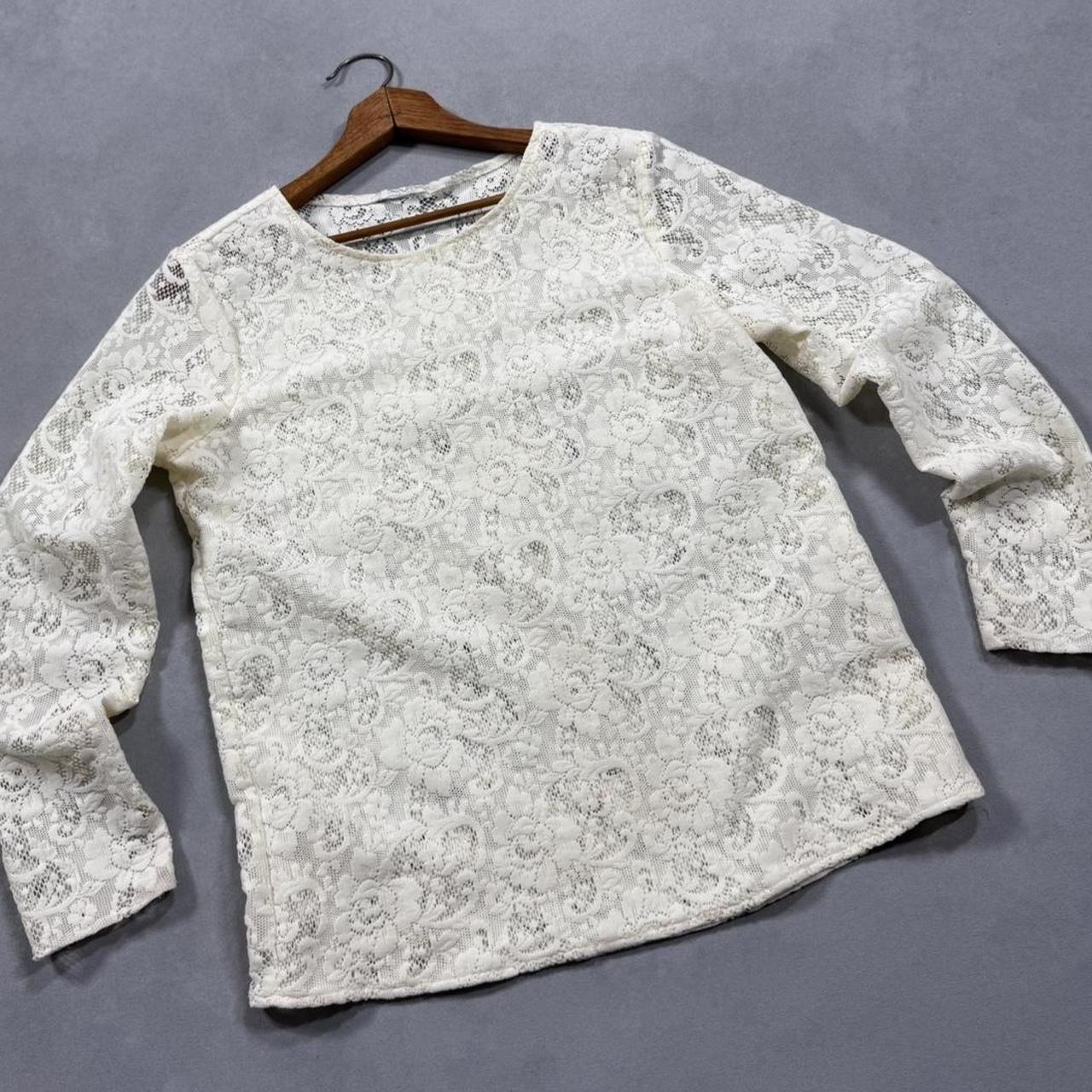 VINTAGE LACE SHEER LONG SLEEVE