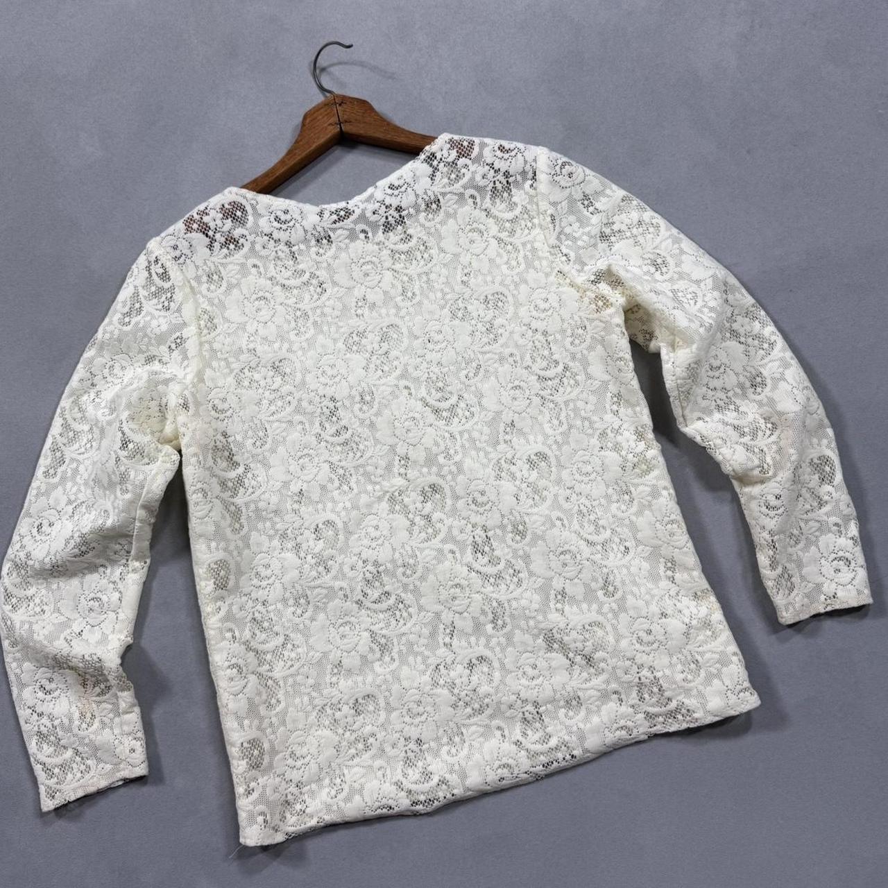 VINTAGE LACE SHEER LONG SLEEVE