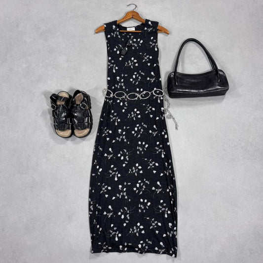 VINTAGE NINETY MAXI FLORAL DRESS 🪩