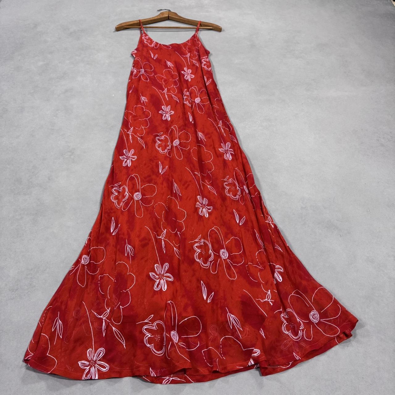 VINTAGE 90S SACRED THREADS MAXI EMBROIDERED DRESS 🎴