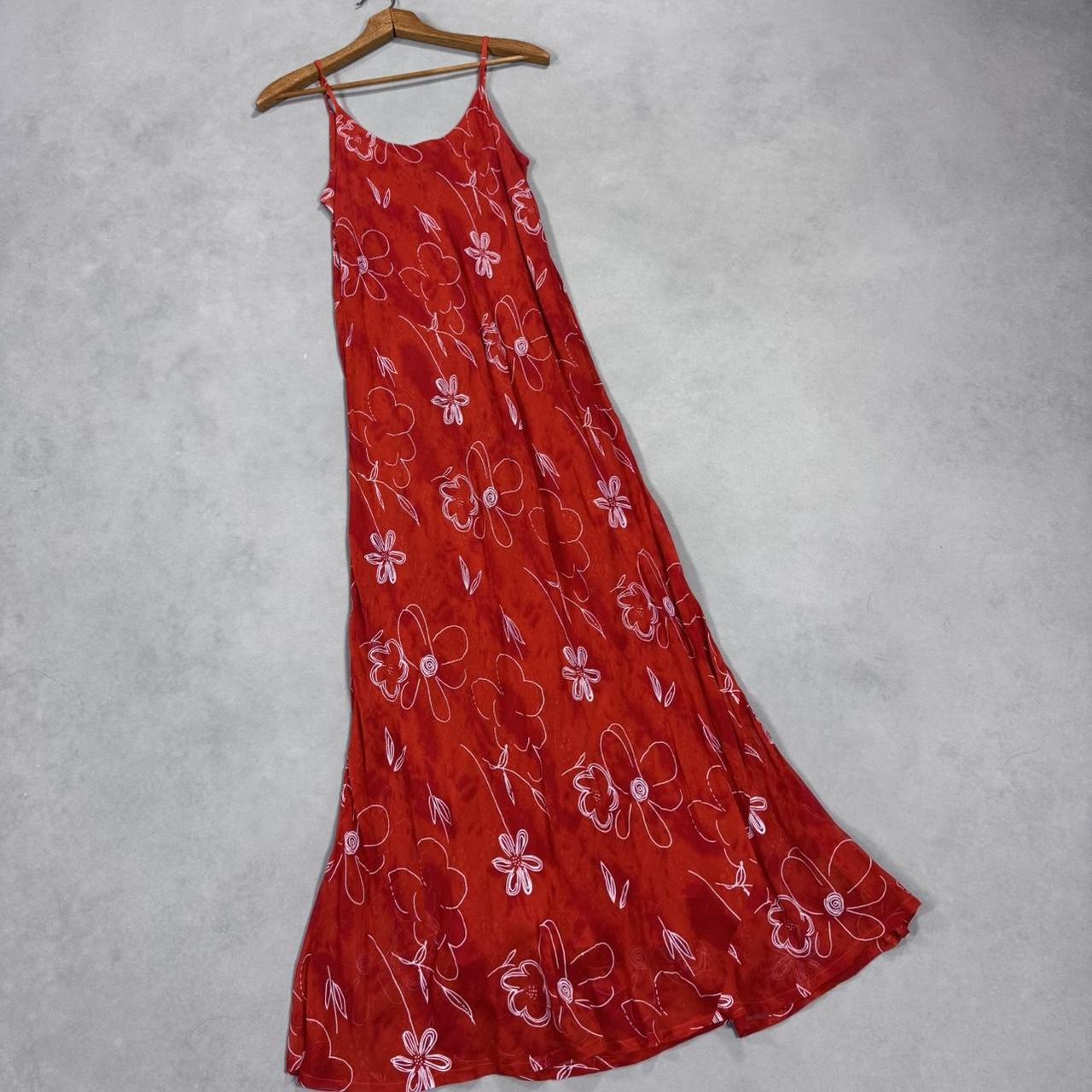 VINTAGE 90S SACRED THREADS MAXI EMBROIDERED DRESS 🎴
