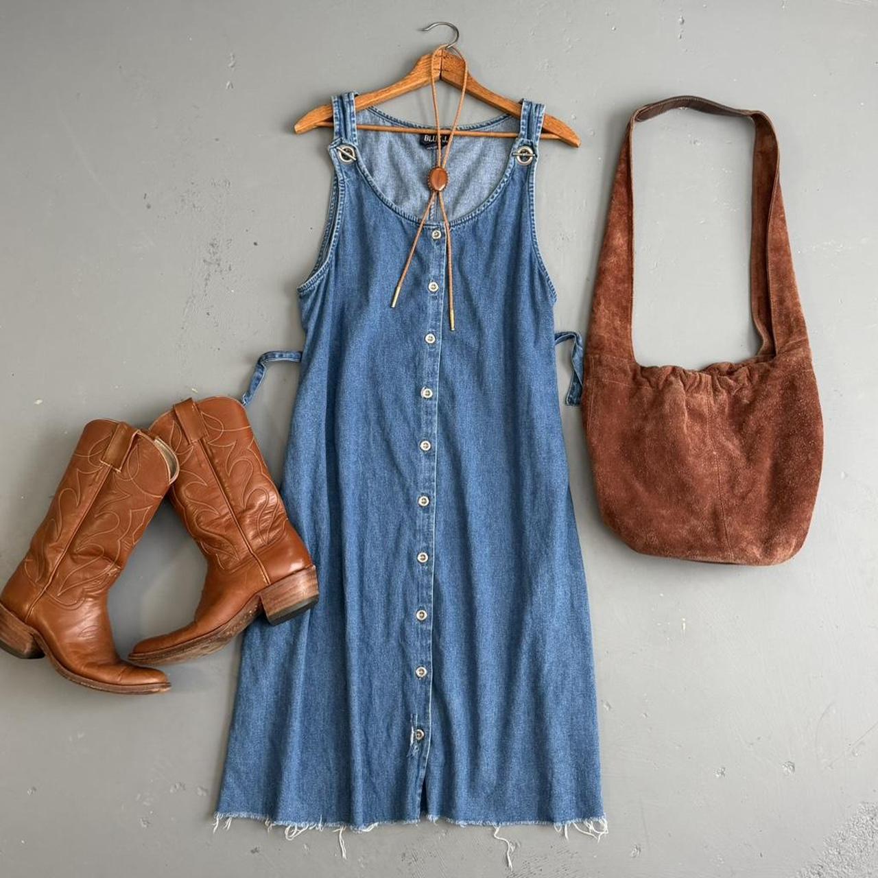 VINTAGE DENIM BUTTON DOWN DRESS 🤠