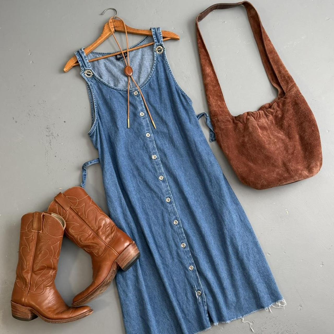 VINTAGE DENIM BUTTON DOWN DRESS 🤠