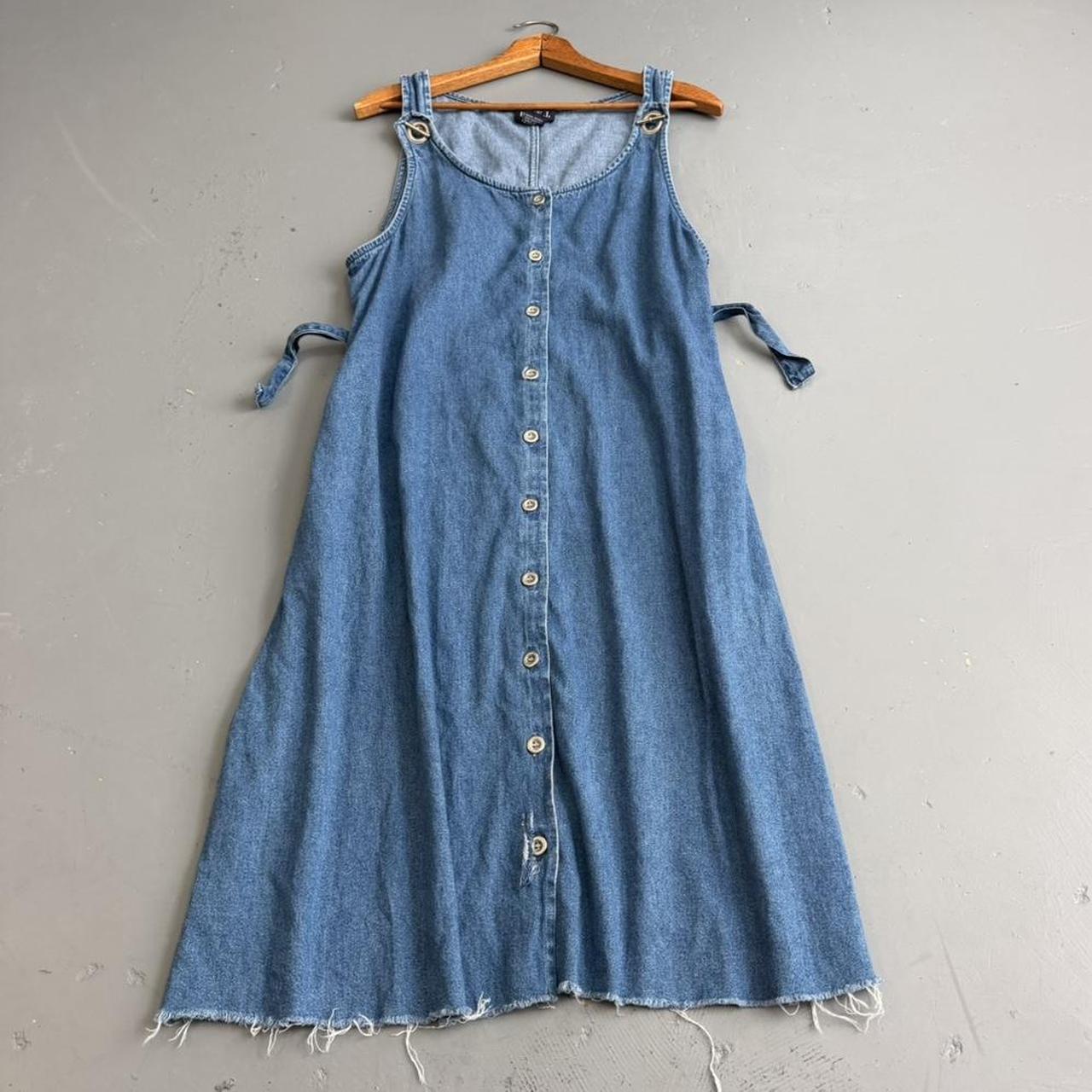 VINTAGE DENIM BUTTON DOWN DRESS 🤠