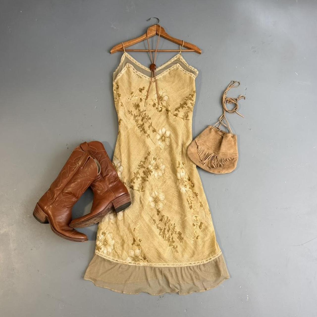 VINTAGE 90S MILLENIUM SHEER DRESS 🌾