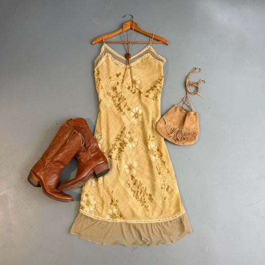VINTAGE 90S MILLENIUM SHEER DRESS 🌾
